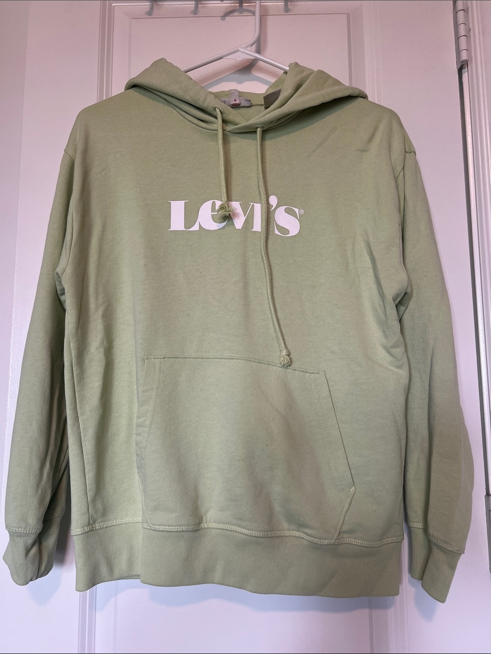 Levi's Light Sage Green Pullover Hoodie